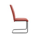 Silla tapizada Chiara color Coral | fanmuebles