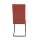 Silla tapizada Chiara color Coral | fanmuebles