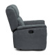 Sillón Relax Dom Tela Gris