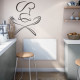 Mesa de cocina Plegable mesa abatible Ariet Blanco Artik