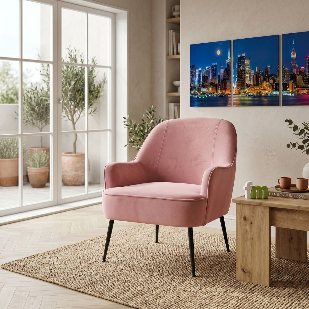 Günstiger rosa Sessel in Badalona | Günstige Sessel