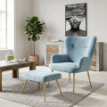Fauteuil rembourré Velvet Bleu 69 x 89 x 70 cm