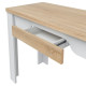 Tavolo Cucina Allungabile GINA Libro Bianco e Rovere