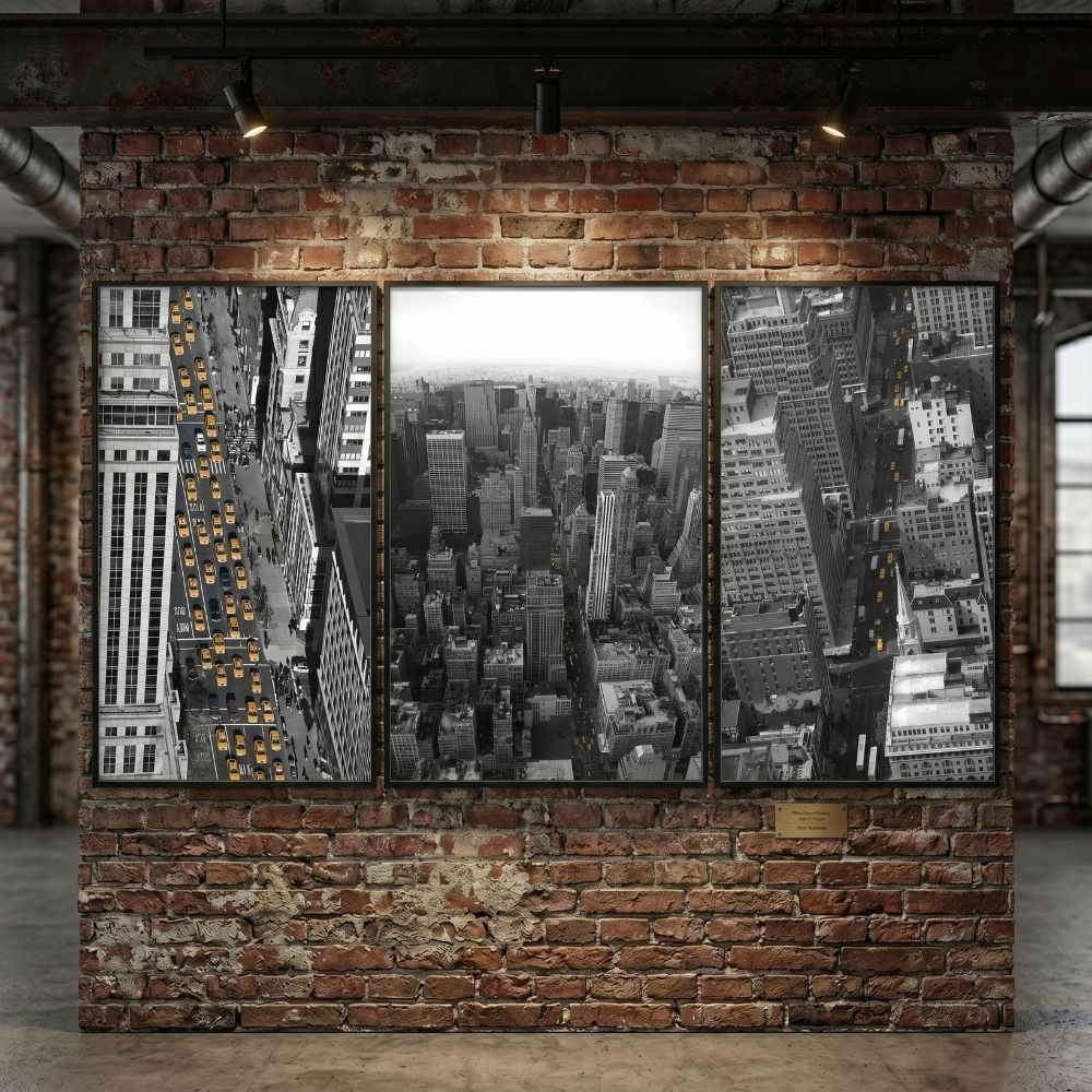 Triptych 60 x 60 cm "New York" | fanmuebles