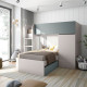 Cama Tren Eureka 4 Posiciones con Armario Comprar Online