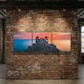 Triptychon mit Anlegestelle