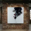 CUADRO IMPRESIÓN MUJER CRISTAL TEMPLADO 120 X 4 X 120 CM