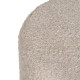 PUF BEIGE TEJIDO-METAL SALÓN 41 X 41 X 44 CM