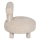 SILLA BEIGE TEJIDO SALÓN 51 X 51 X 49 CM