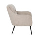 Sillón con brazos Oslo Beige 69 x 79 x 73 cm