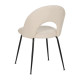 Silla de catering o salón tapizada Blanco 49 x 89 x 60 cm