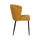Silla tapizada colección UrbanLine Marrón - Negro para salón y hostelería 59 x 80 x 55 cm