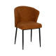 Silla tapizada colección UrbanLine Amarillo - Negro para salón y hostelería 59 x 80 x 55 cm