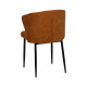 Silla tapizada colección UrbanLine Amarillo - Negro para salón y hostelería 59 x 80 x 55 cm