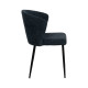 Silla Comedor Tapizada Azul Contract | fanmuebles