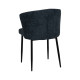 Silla tapizada colección UrbanLine Azul- Negro para salón y hostelería 59 x 80 x 55 cm