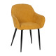 Silla de salón tapizada Contract Amarillo 60 x 83 x 59 cm