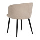 Chaise Salle à Manger Rembourrée Crème | fanmuebles