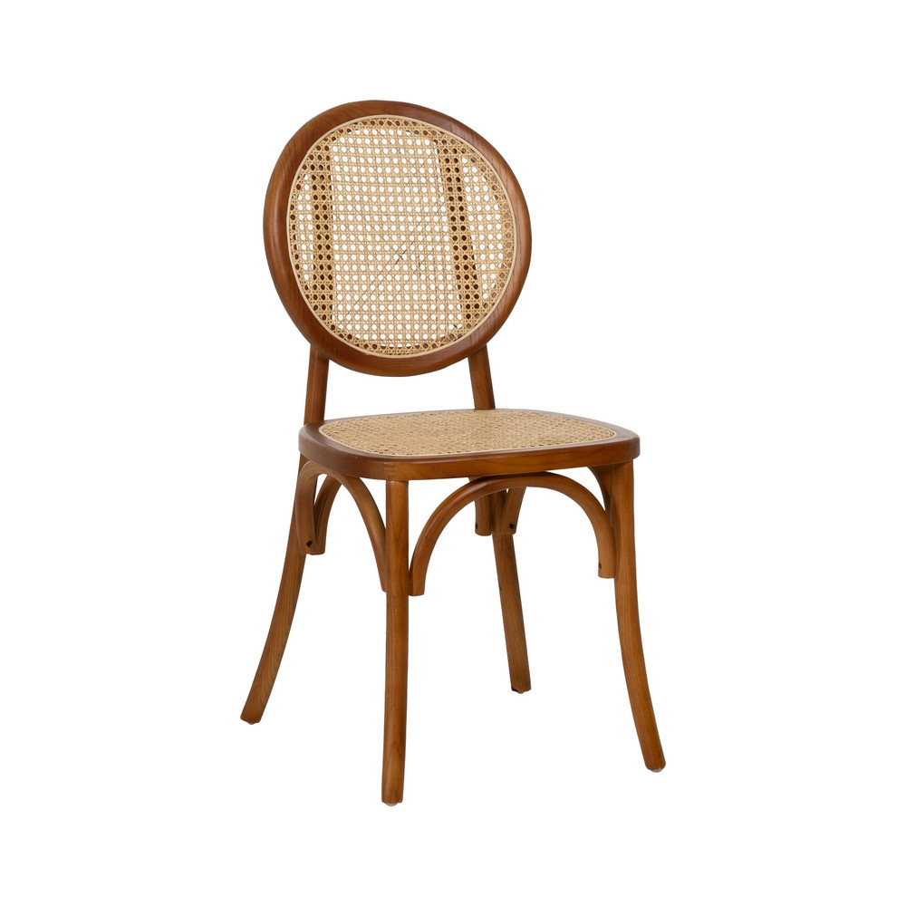 Gepolsterter Esszimmerstuhl Honig Ulmenholz Contract | fanmuebles