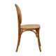 Silla de Comedor de Madera de Olmo Miel Contract | fanmuebles