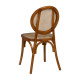 Silla de Comedor de Madera de Olmo Miel Contract | fanmuebles