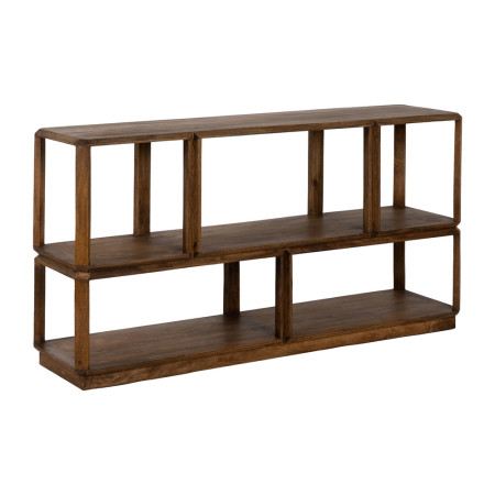 Estantería baja Natura madera de mango Natural 160 x 85 x 42 cm