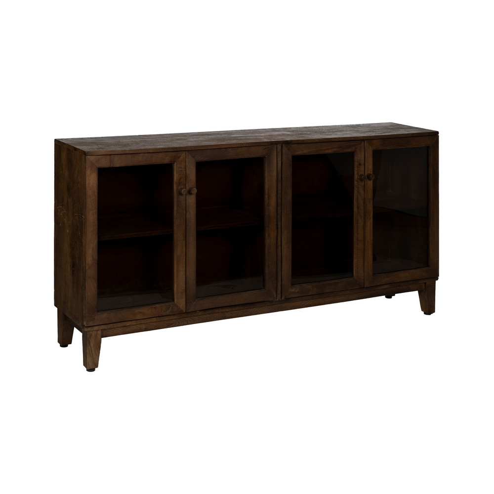 APARADOR MARRÓN MADERA DE MANGO SALÓN 180 X 35 X 87 CM