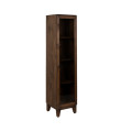 VITRINA MARRÓN MADERA DE MANGO SALÓN 40 X 40 X 180 CM