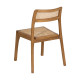 Chaise de Salle à Manger en Bois de Teck Naturel Contract | fanmuebles