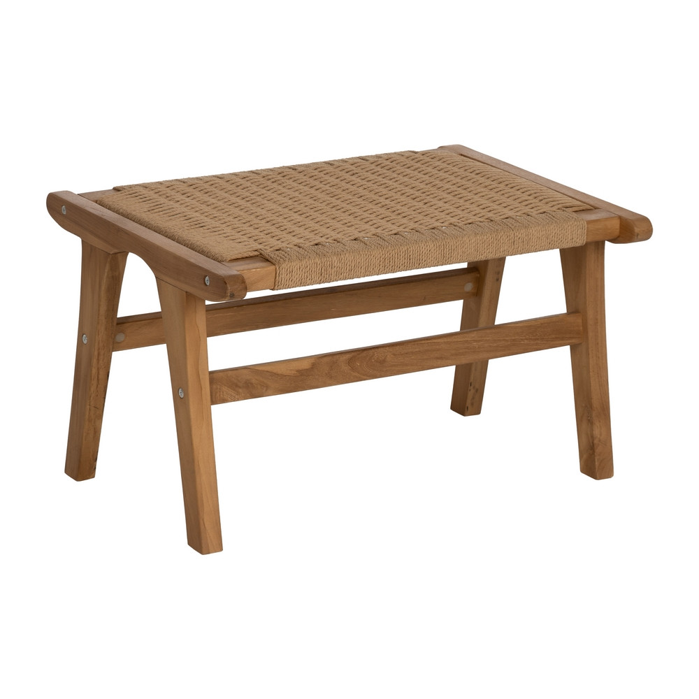 Poggiapiedi Teck Naturale e Rete Relax - fanmuebles