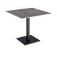 MESA GRIS PIEDRA SINTERIZADA CONTRACT 80 X 80 X 75 CM