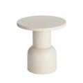 MESITA BLANCO METAL 51 X 51 X 52 CM