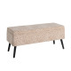 BANCO BAÚL CREMA-BEIGE DM-TEJIDO 100 X 40 X 44 CM