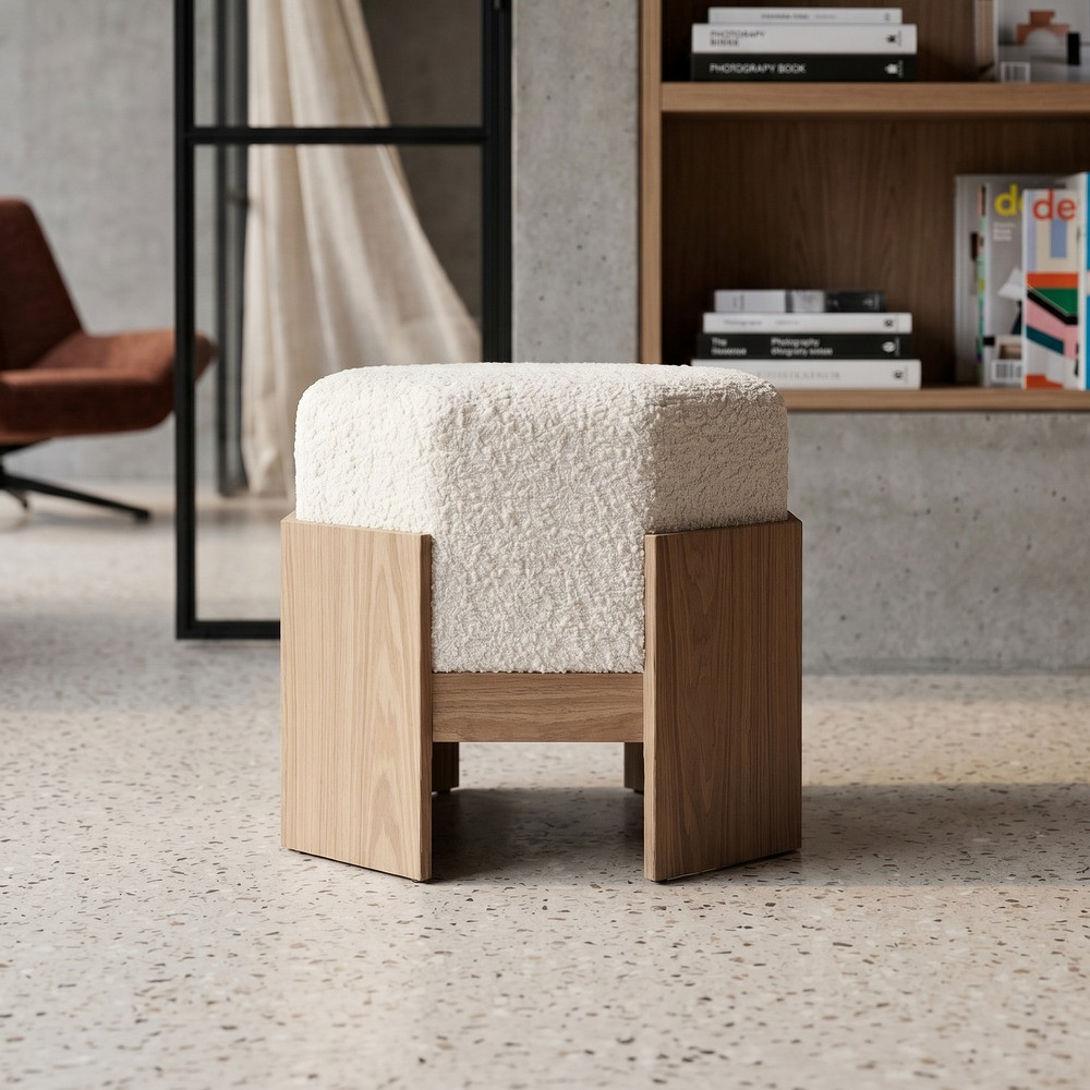 PUF CREMA DM-TEJIDO 50 X 50 X 44 CM