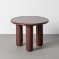 MESA AUXILIAR LACADO GRANATE DM SALÓN 60 X 60 X 45 CM