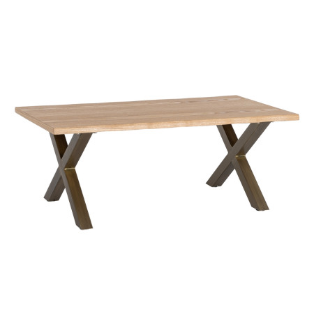 MESA CENTRO DM-METAL SALÓN 110 X 60 X 43 CM