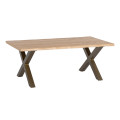 MESA CENTRO DM-METAL SALÓN 110 X 60 X 43 CM