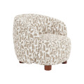 Sillón Crema - Beige 80 x 62 x 82 cm