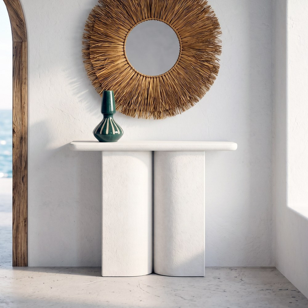 CONSOLA BLANCO DM 80 X 35 X 80 CM