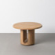 MESA CENTRO NATURAL MADERA DE MANGO 60 X 60 X 40 CM