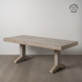 Table de salle à manger en bois recyclé - 220 x 76 x 90 cm