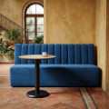 BANCO HOSTELERÍA AZUL TEJIDO 180 X 60 X 90 CM