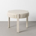 MESITA BLANCO METAL 64 X 64 X 50 CM