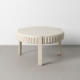 MESA CENTRO BLANCO METAL 79 X 79 X 45 CM