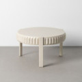 MESA CENTRO BLANCO METAL 79 X 79 X 45 CM