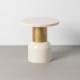 MESITA BLANCO METAL 51 X 51 X 52 CM