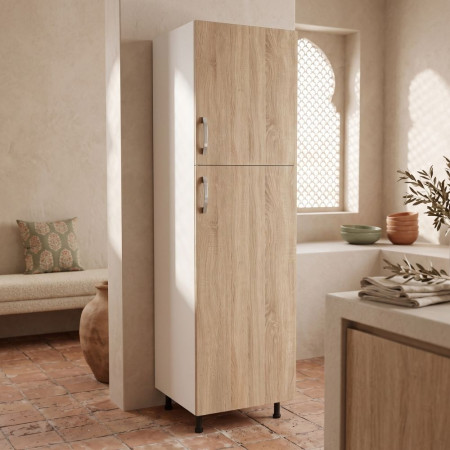 Mobile Dispensa Cucina Rovere e Bianco K-1399-RO