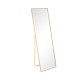 Espejo vestidor con pie en aluminio Oro 50 x 160 x 2,5 cm