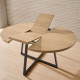 Table à Manger Extensible Odesa Ronde Chêne Hercules