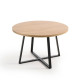 Table à Manger Extensible Odesa Ronde Chêne Hercules